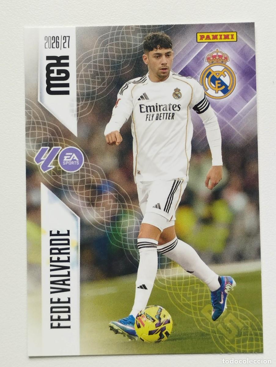 Cartes &agrave; collectionner de Football: CROMO CARD 2026 2027 PANINI MEGACRACKS 27 26 MGK REAL MADRID 226 VALVERDE