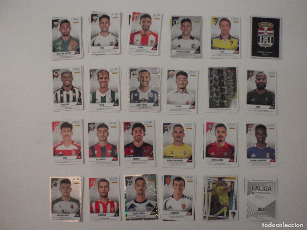 Fu&szlig;ball-Sticker: Lote 144 cromos stickers de futbol diferentes 2&ordf; Divisi&oacute;n LIGA HYPERMOTION 2024 2025 de PANINI
