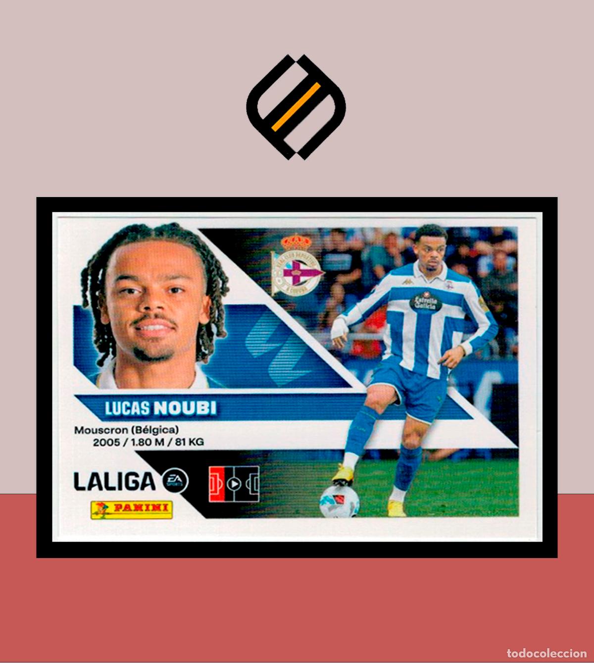 Cromos de f&uacute;tbol: LIGA ESTE 2026 2027 26 27 PANINI DEPORTIVO CORU&Ntilde;A N&ordm; 7 NOUBI STICKER ALB&Uacute;M COLECCI&Oacute;N