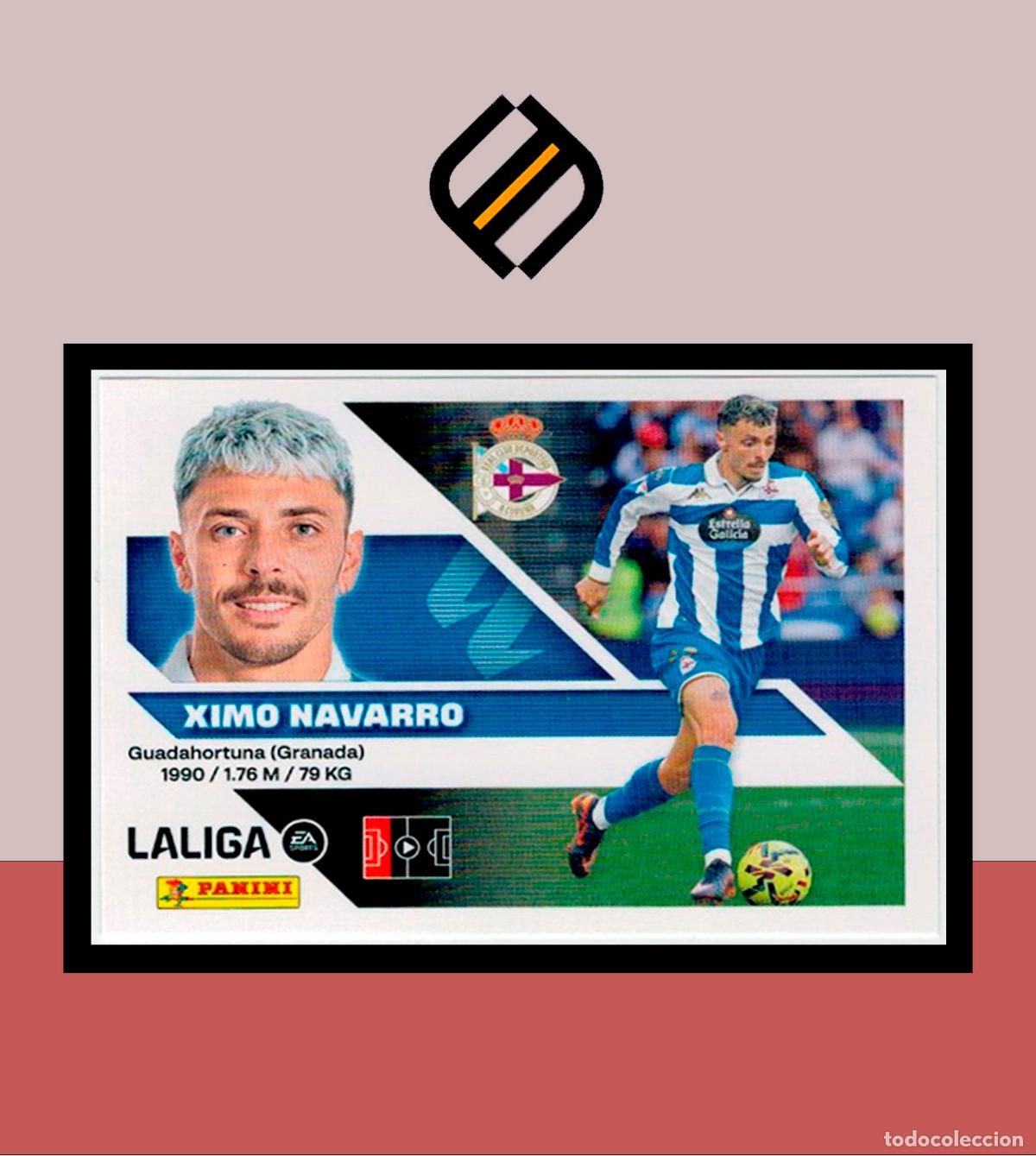 Cromos de f&uacute;tbol: LIGA ESTE 2026 2027 26 27 PANINI DEPORTIVO CORU&Ntilde;A N&ordm; 9A XIMO NAVARRO STICKER ALB&Uacute;M COLECCI&Oacute;N