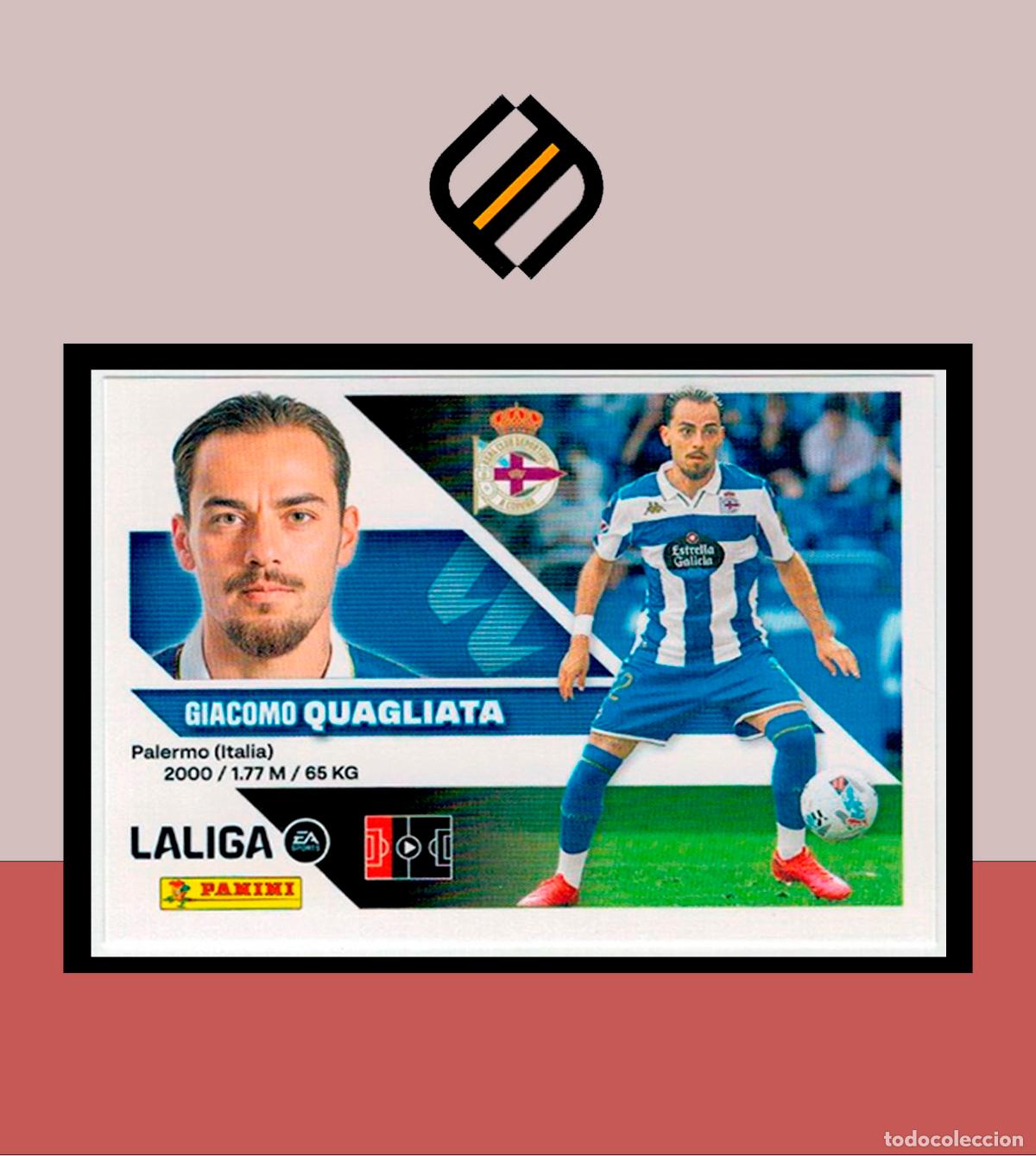 Cromos de f&uacute;tbol: LIGA ESTE 2026 2027 26 27 PANINI DEPORTIVO CORU&Ntilde;A N&ordm; 10 QUAGLIATA STICKER ALB&Uacute;M COLECCI&Oacute;N