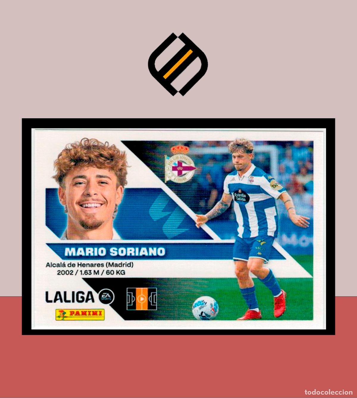 Cromos de f&uacute;tbol: LIGA ESTE 2026 2027 26 27 PANINI DEPORTIVO CORU&Ntilde;A N&ordm; 13 MARIO SORIANO STICKER ALB&Uacute;M COLECCI&Oacute;N