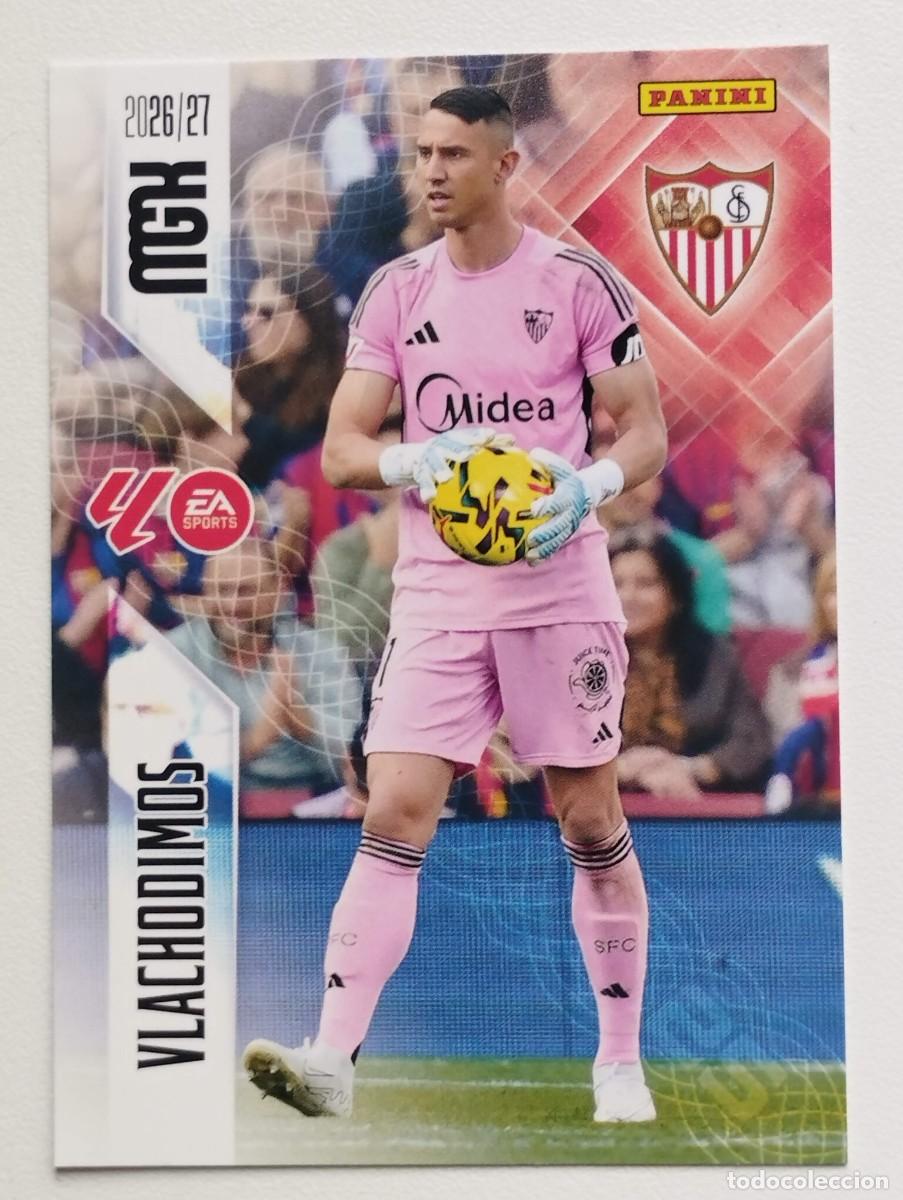 Fu&szlig;ball-Sticker: CROMO CARD 2026 2027 PANINI MEGACRACKS 27 26 MGK SEVILLA 326 VLACHODIMOS