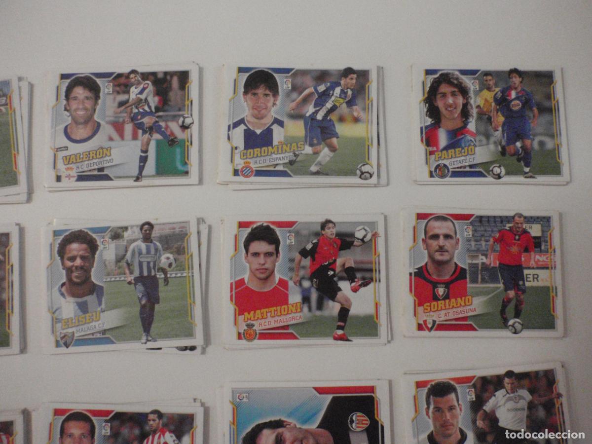 Fu&szlig;ball-Sticker: Lote 167 cromos stickers de futbol diferentes LIGA EDICIONES ESTE 2009 2010. NUNCA PEGADOS. 09 10