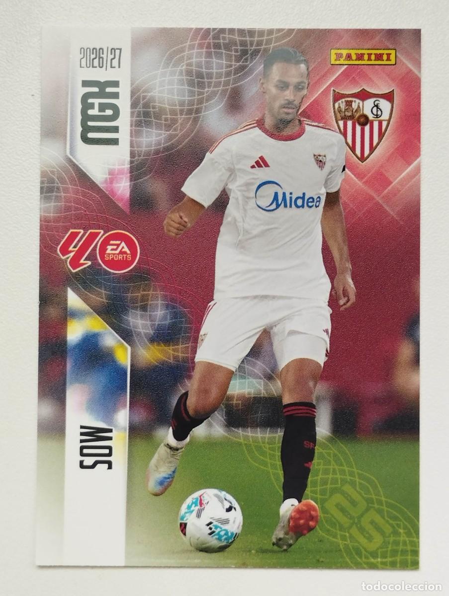 Cromos de f&uacute;tbol: CROMO CARD 2026 2027 PANINI MEGACRACKS 27 26 MGK SEVILLA 336 SOW