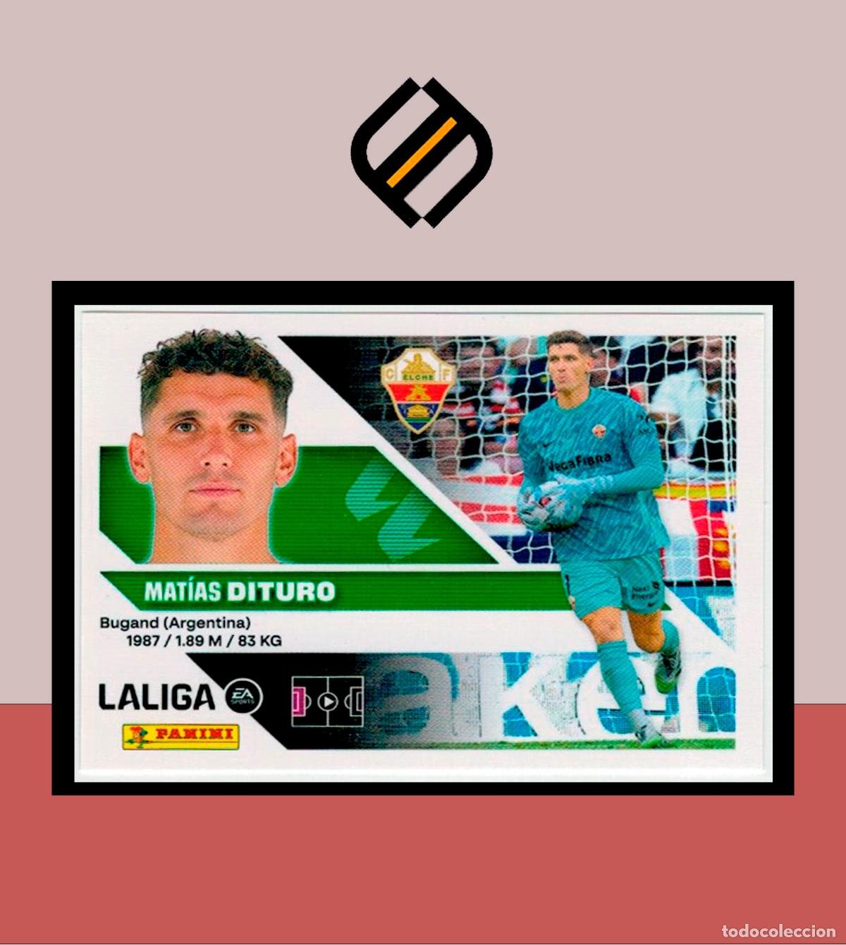 Cromos de f&uacute;tbol: LIGA ESTE 2026 2027 26 27 PANINI ELCHE CF N&ordm; 3 DITURO STICKER ALB&Uacute;M COLECCI&Oacute;N