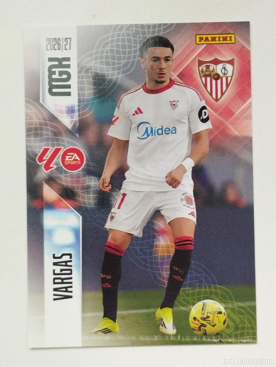Cromos de f&uacute;tbol: CROMO CARD 2026 2027 PANINI MEGACRACKS 27 26 MGK SEVILLA 337 VARGAS
