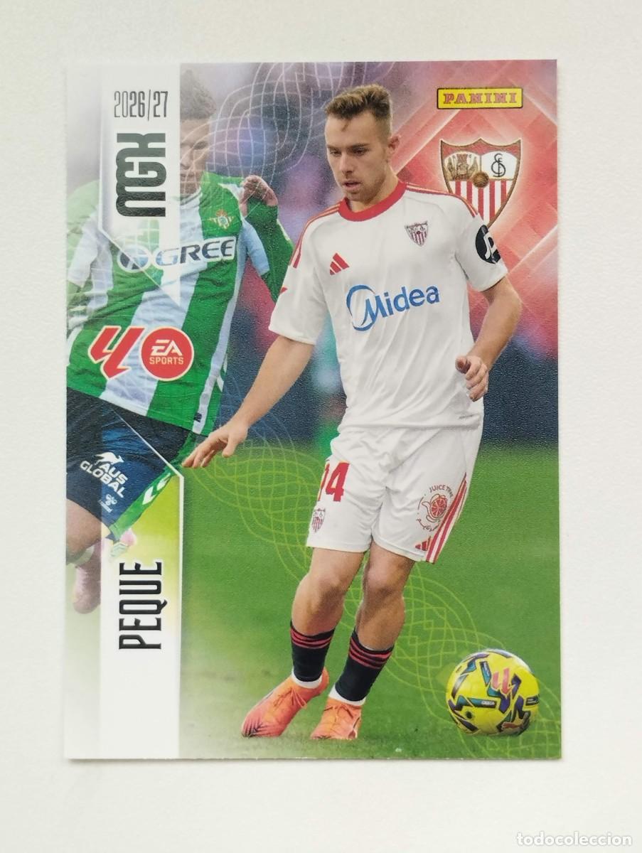 Cromos de f&uacute;tbol: CROMO CARD 2026 2027 PANINI MEGACRACKS 27 26 MGK SEVILLA 339 PEQUE