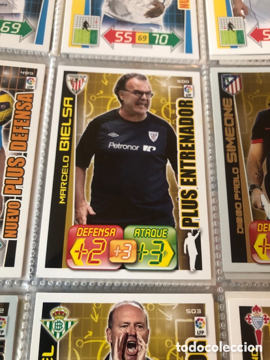 Cromos de f&uacute;tbol: Adrenalyn 2012 2012 plus entrenador Marcelo Bielsa 500 at Bilbao