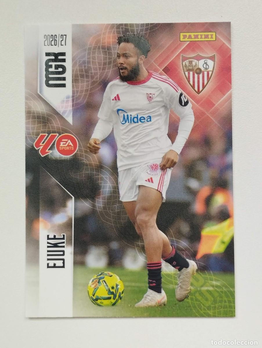 Cromos de f&uacute;tbol: CROMO CARD 2026 2027 PANINI MEGACRACKS 27 26 MGK SEVILLA 340 EJUKE