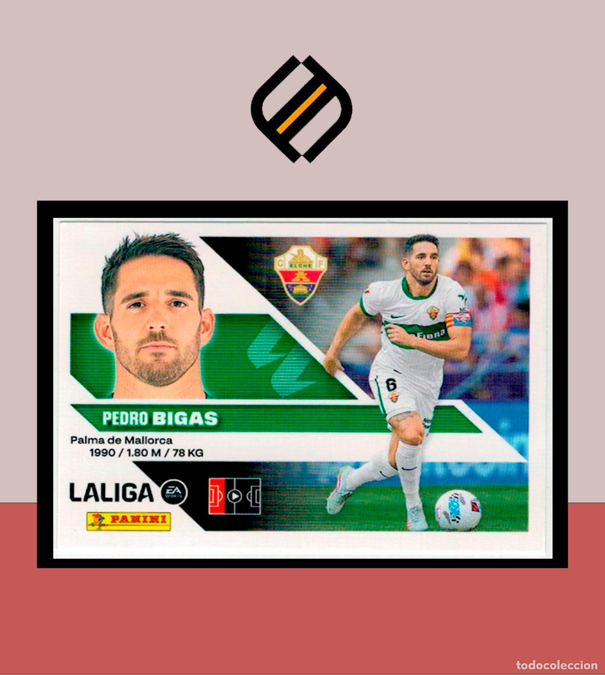 Cromos de f&uacute;tbol: LIGA ESTE 2026 2027 26 27 PANINI ELCHE CF N&ordm; 7 BIGAS STICKER ALB&Uacute;M COLECCI&Oacute;N