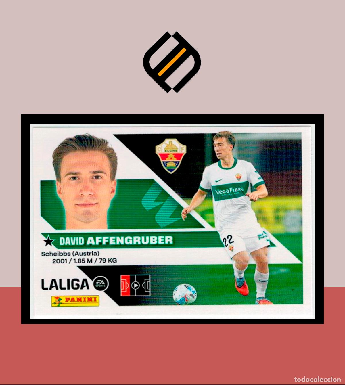Cromos de f&uacute;tbol: LIGA ESTE 2026 2027 26 27 PANINI ELCHE CF N&ordm; 8 AFFENGRUBER STICKER ALB&Uacute;M COLECCI&Oacute;N