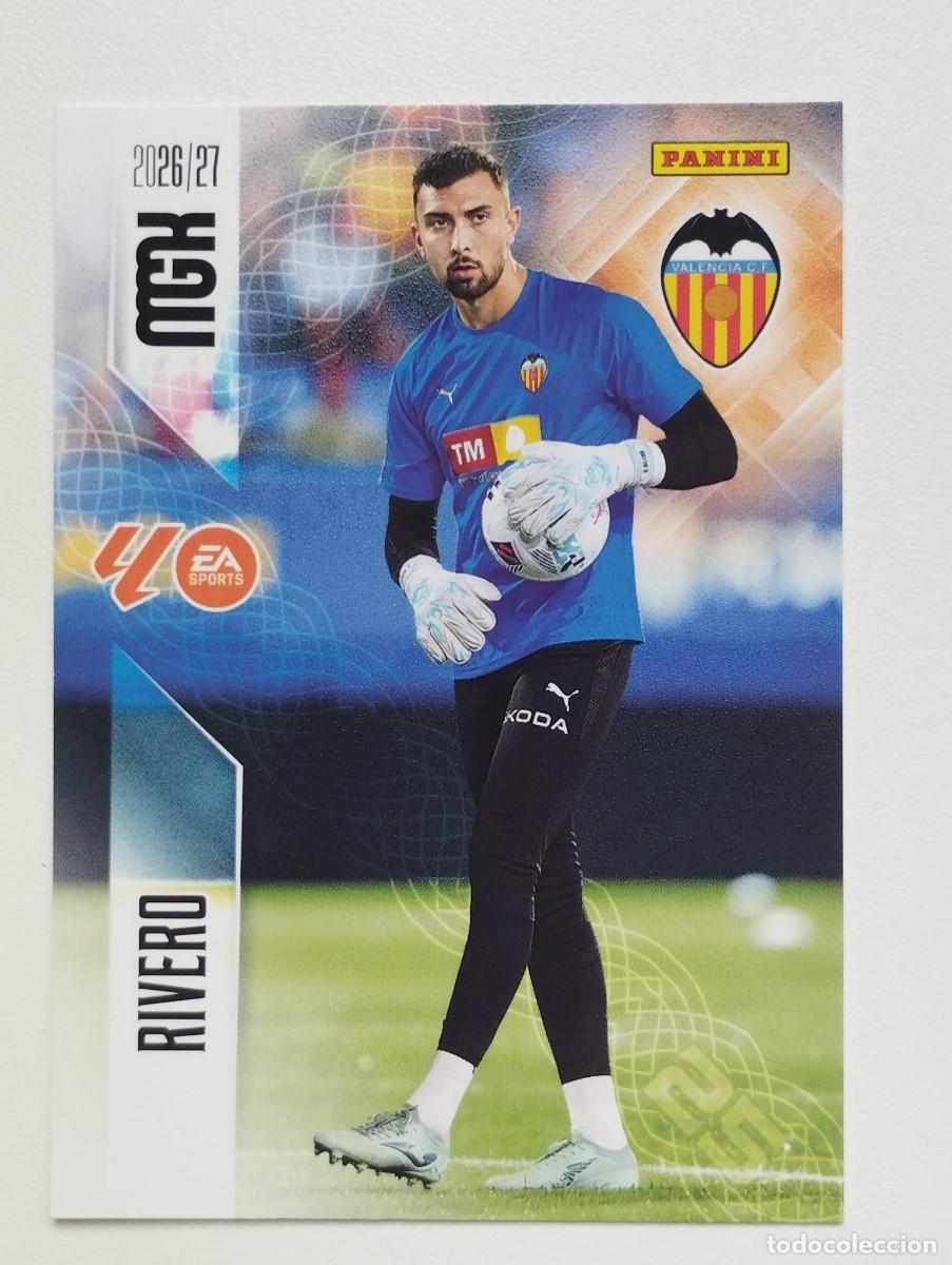 Cromos de f&uacute;tbol: CROMO CARD 2026 2027 PANINI MEGACRACKS 27 26 MGK VALENCIA 345 RIVERO