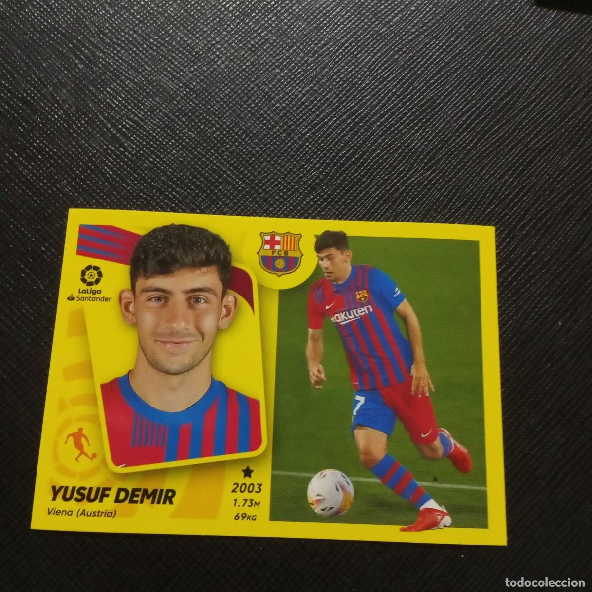 Cromos de f&uacute;tbol: YUSUF DEMIR BARCELONA ESTE 2021 2022 CROMO FUTBOL 21 22 - SIN PEGAR - A191 PG100 COLOCA