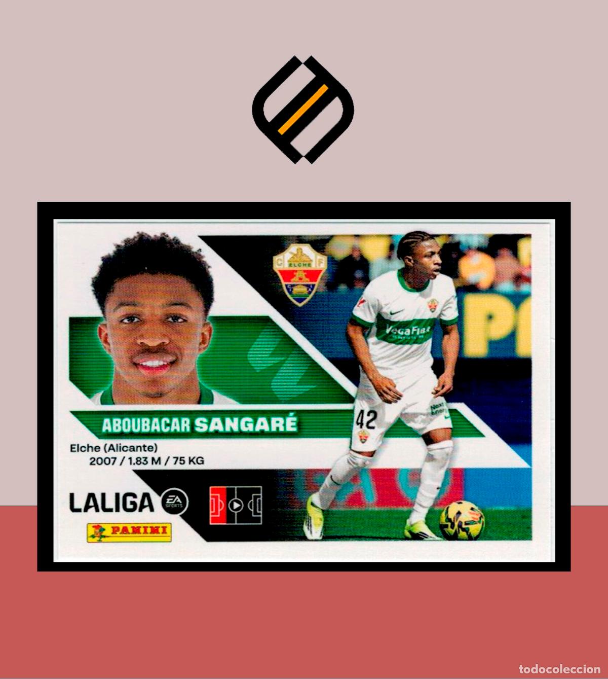 Cromos de f&uacute;tbol: LIGA ESTE 2026 2027 26 27 PANINI ELCHE CF N&ordm; 9B SANGAR&Eacute; STICKER ALB&Uacute;M COLECCI&Oacute;N