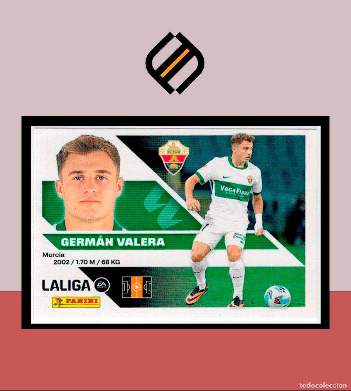 Cromos de f&uacute;tbol: LIGA ESTE 2026 2027 26 27 PANINI ELCHE CF N&ordm; 10 GERM&Aacute;N VARELA STICKER ALB&Uacute;M COLECCI&Oacute;N