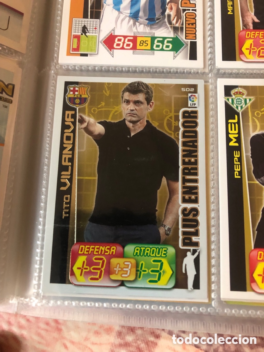 Cromos de f&uacute;tbol: Adrenalyn 2012 2012 plus entrenador Tito vilanova 502 Barcelona
