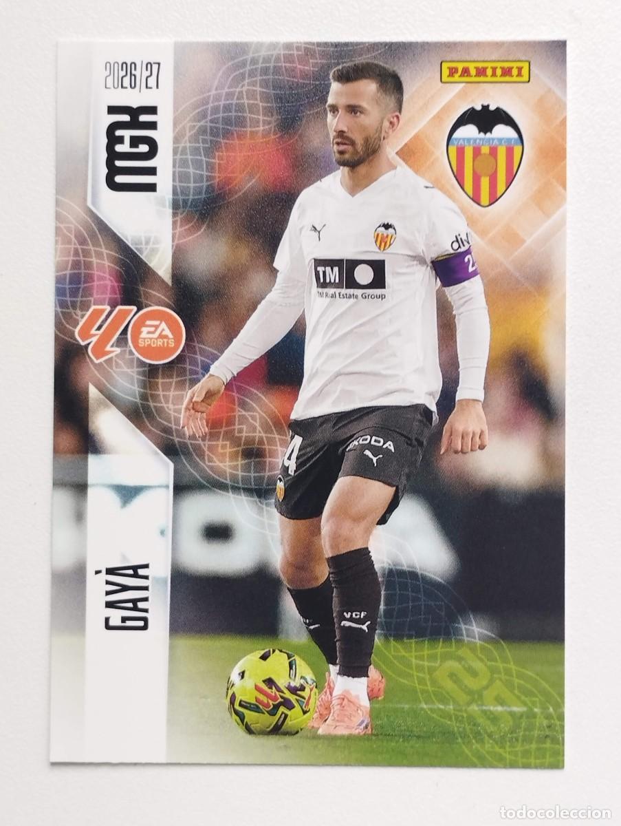 Cromos de f&uacute;tbol: CROMO CARD 2026 2027 PANINI MEGACRACKS 27 26 MGK VALENCIA 351 GAYA
