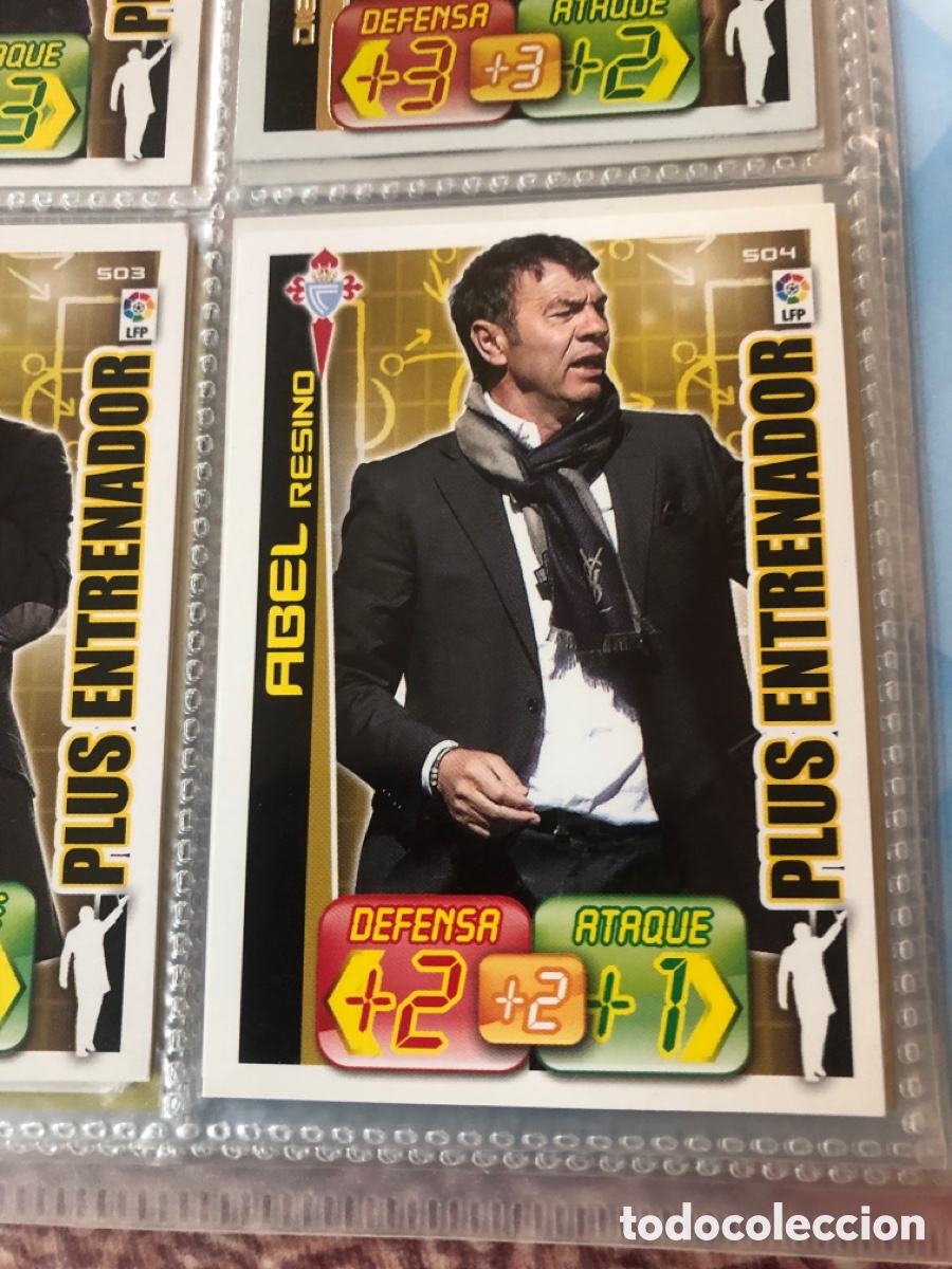Cromos de Futebol: Adrenalyn 2012 2012 plus entrenador Abel resino 504 celta