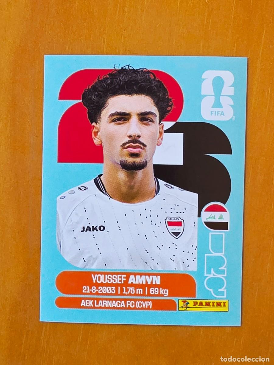 Cromos de Futebol: IRQ 14 Youssef Amyn, Iraq Irak, Panini FIFA World Cup Mundial 2026 Sticker