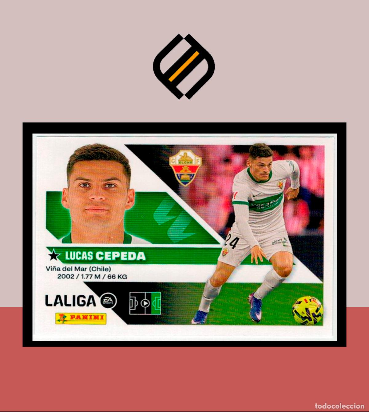 Cromos de Futebol: LIGA ESTE 2026 2027 26 27 PANINI ELCHE CF N&ordm; 18 CEPEDA STICKER ALB&Uacute;M COLECCI&Oacute;N