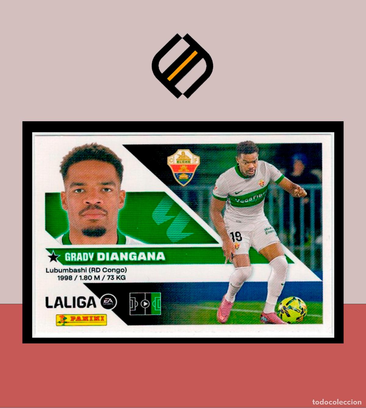 Football Stickers: LIGA ESTE 2026 2027 26 27 PANINI ELCHE CF N&ordm; 19 DIANGANA STICKER ALB&Uacute;M COLECCI&Oacute;N