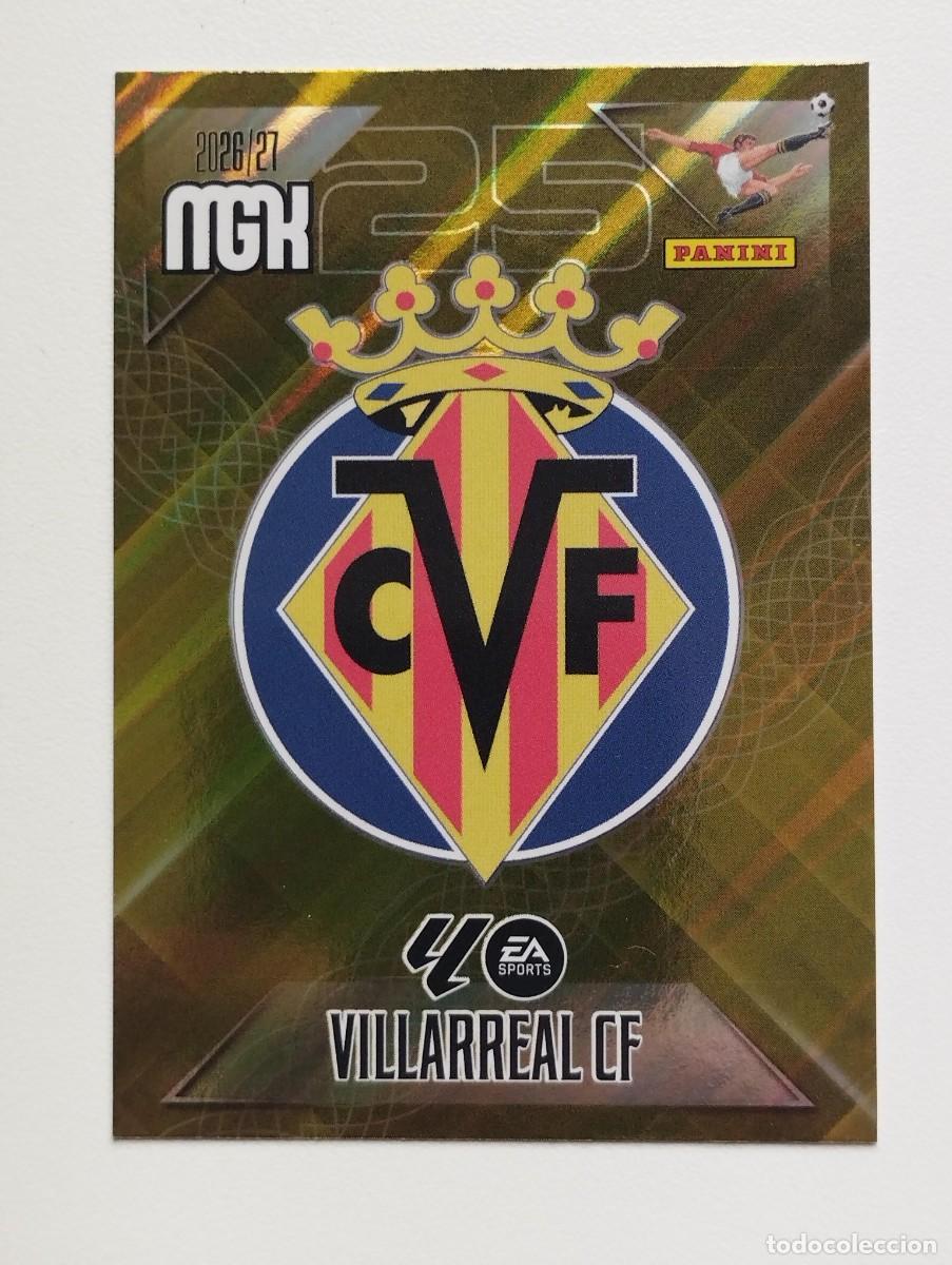 Football Stickers: CROMO CARD 2026 2027 PANINI MEGACRACKS 27 26 MGK VILLARREAL 361 ESCUDO