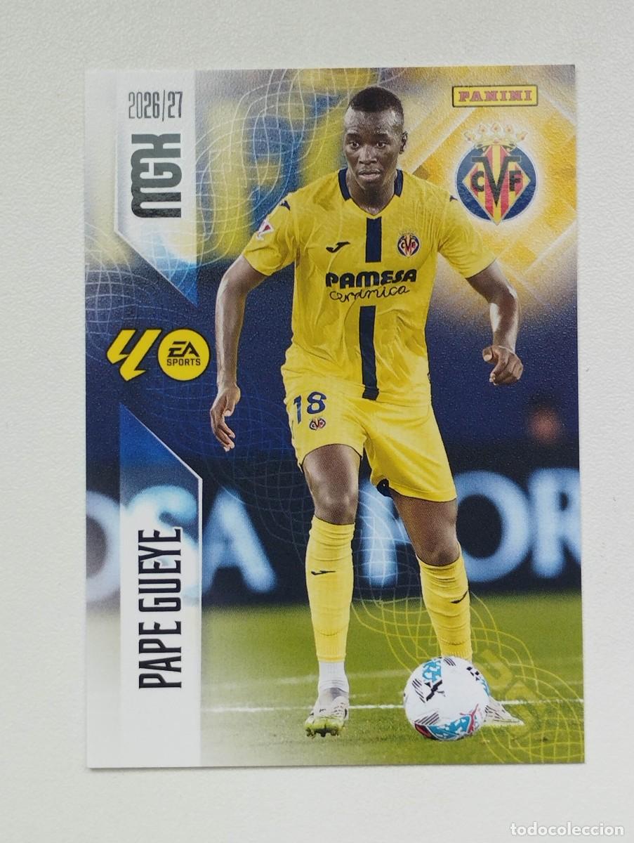 Cromos de f&uacute;tbol: CROMO CARD 2026 2027 PANINI MEGACRACKS 27 26 MGK VILLARREAL 372 PAPE GUEYE