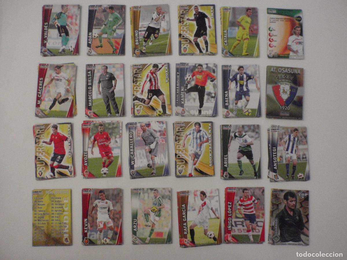 Cromos de f&uacute;tbol: Lote 126 Cromos f&uacute;tbol DIFERENTES. Trading Cards LAS FICHAS DE LA LIGA 2011 2012 Mundicromo 11 12