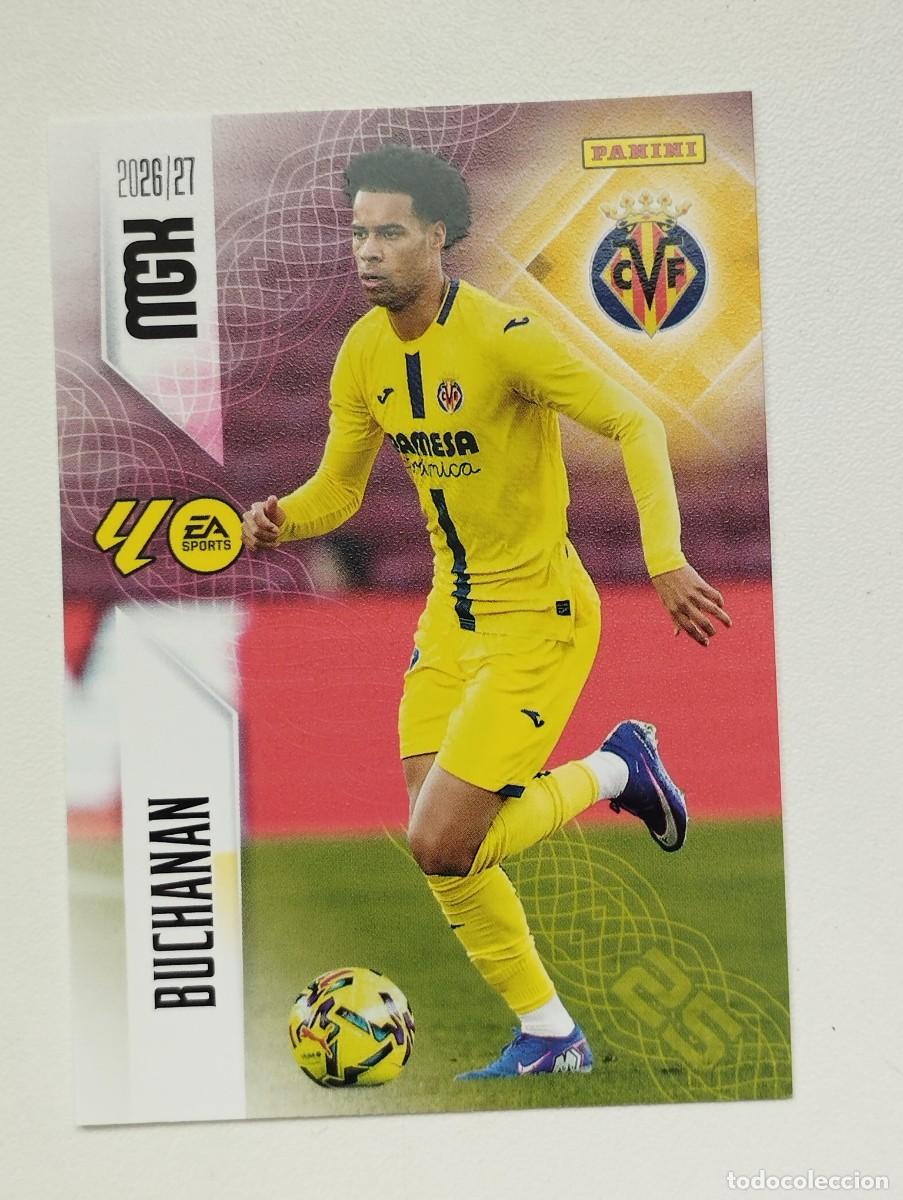 Cromos de f&uacute;tbol: CROMO CARD 2026 2027 PANINI MEGACRACKS 27 26 MGK VILLARREAL 374 BUCHANAN