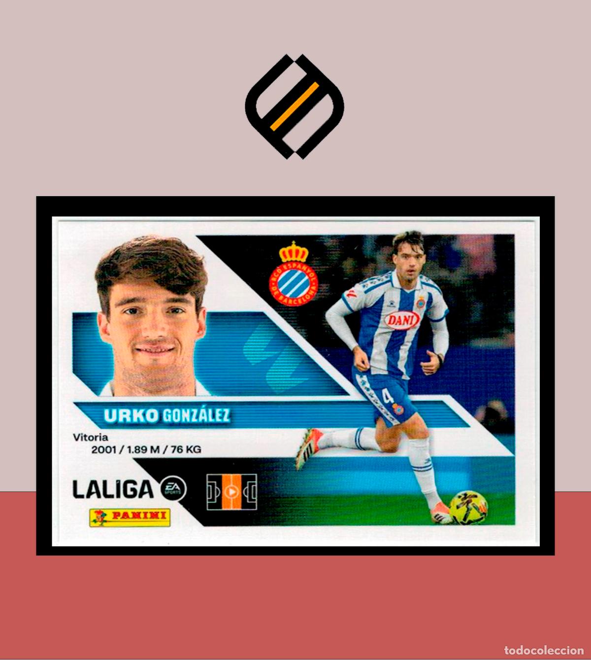 Cromos de f&uacute;tbol: LIGA ESTE 2026 2027 26 27 PANINI ESPANYOL ESPA&Ntilde;OL N&ordm; 12 URKO STICKER ALB&Uacute;M COLECCI&Oacute;N