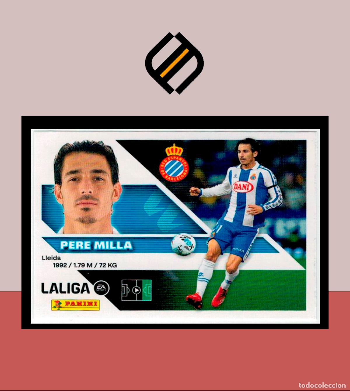 Cromos de f&uacute;tbol: LIGA ESTE 2026 2027 26 27 PANINI ESPANYOL ESPA&Ntilde;OL N&ordm; 17 PERE MILLA STICKER ALB&Uacute;M COLECCI&Oacute;N
