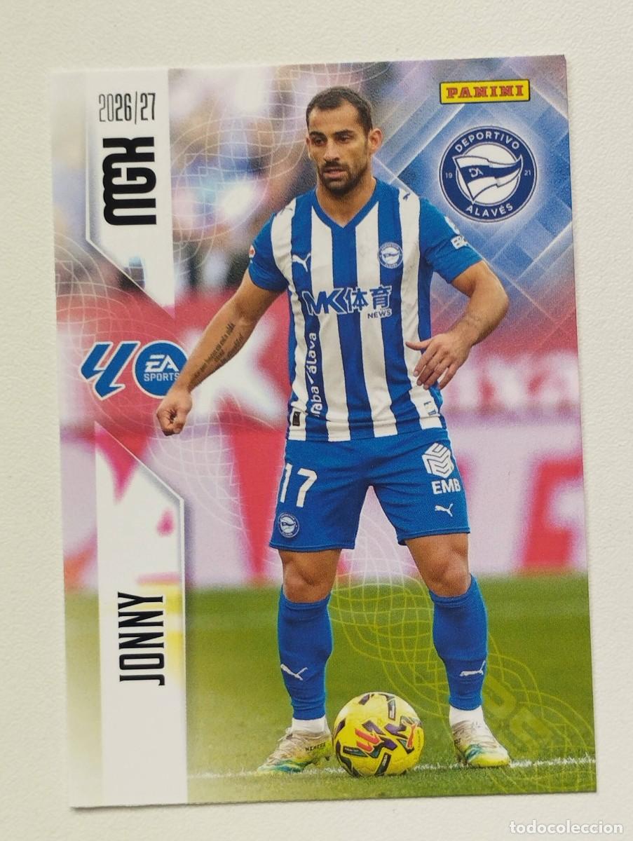 Cromos de f&uacute;tbol: CROMO CARD 2026 2027 PANINI MEGACRACKS 27 26 MGK ALAVES 22 JONNY
