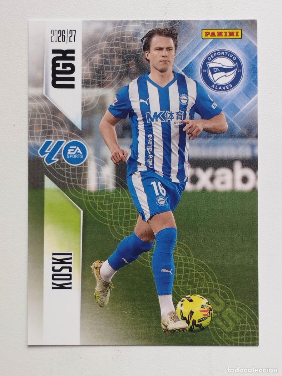 Cromos de f&uacute;tbol: CROMO CARD 2026 2027 PANINI MEGACRACKS 27 26 MGK ALAVES 24 KOSKI