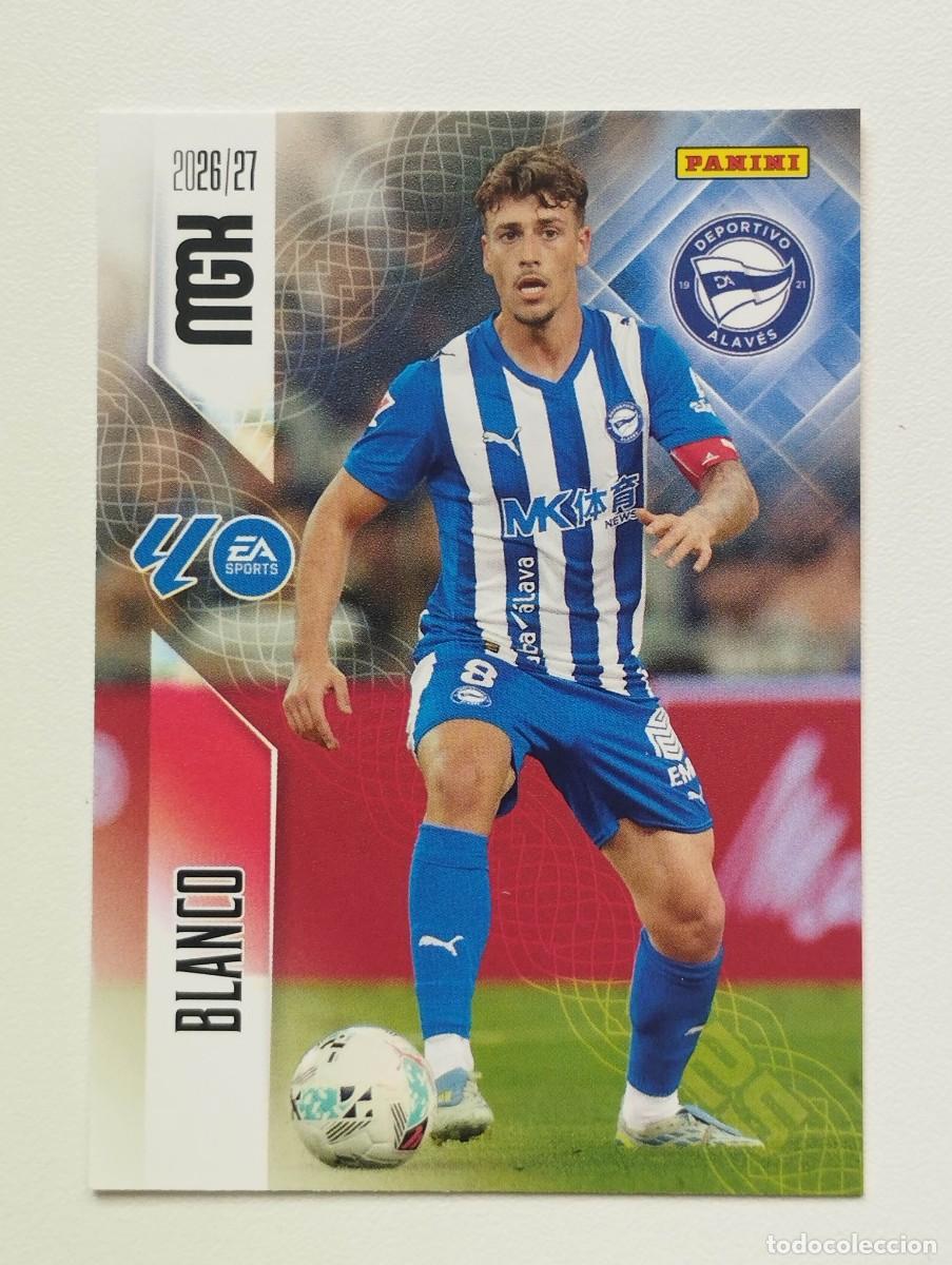 Cromos de f&uacute;tbol: CROMO CARD 2026 2027 PANINI MEGACRACKS 27 26 MGK ALAVES 28 BLANCO