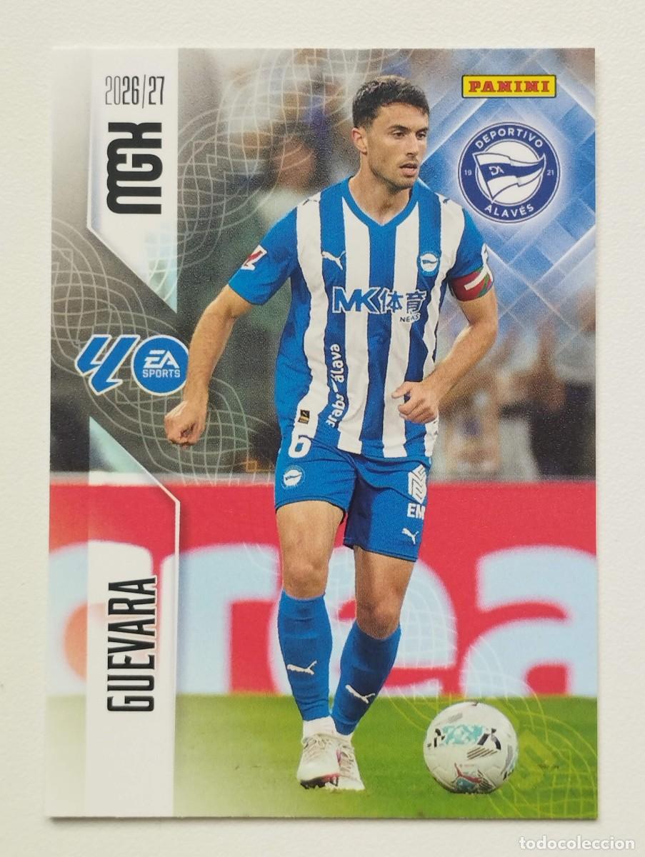 Cromos de f&uacute;tbol: CROMO CARD 2026 2027 PANINI MEGACRACKS 27 26 MGK ALAVES 29 GUEVARA