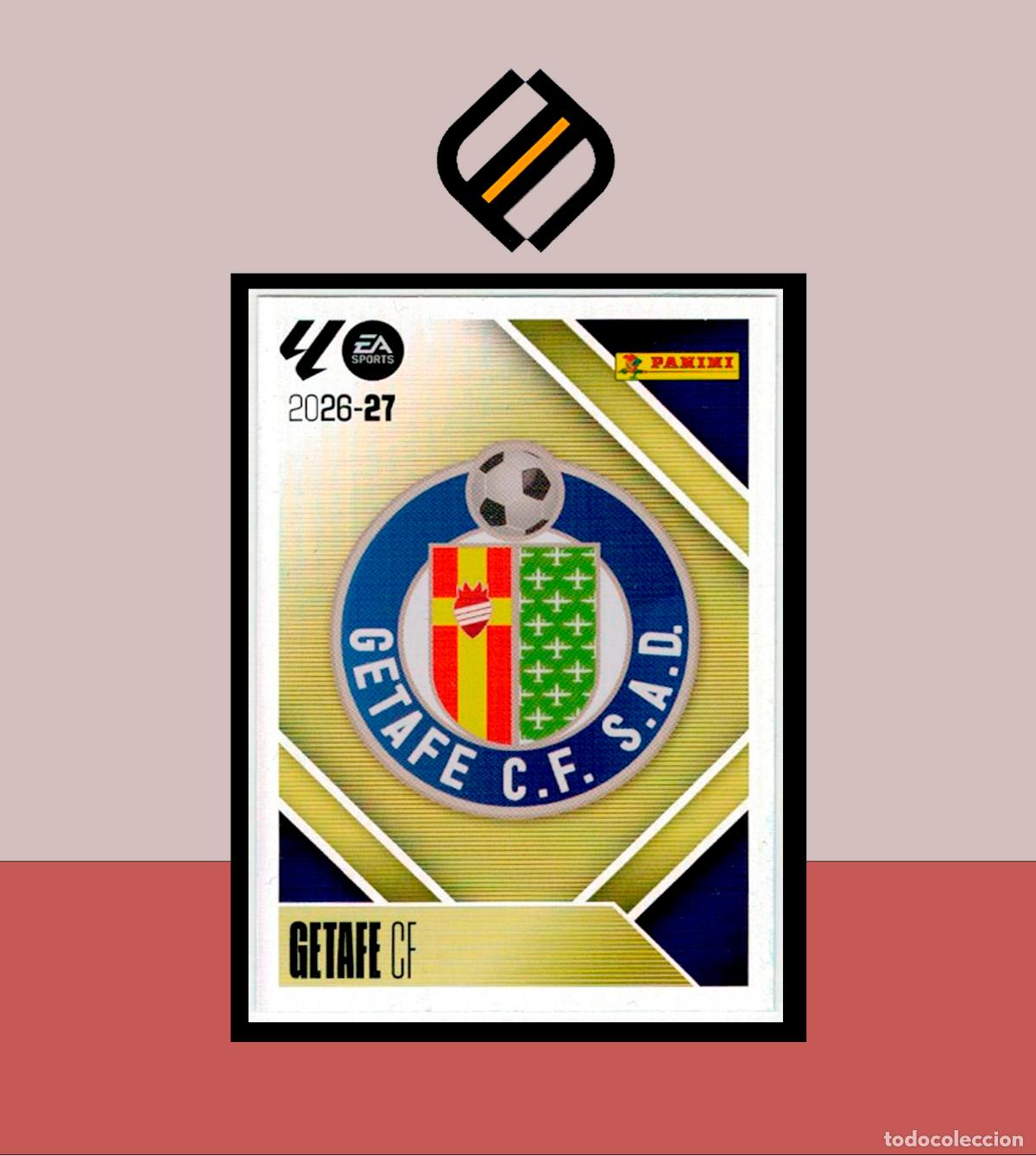 Cromos de f&uacute;tbol: LIGA ESTE 2026 2027 26 27 PANINI GETAFE CF N&ordm; 1 ESCUDO STICKER ALB&Uacute;M COLECCI&Oacute;N