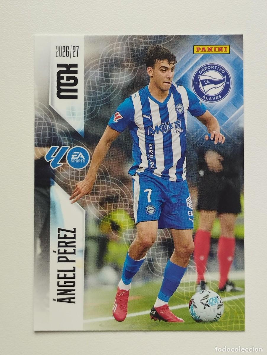 Cromos de f&uacute;tbol: CROMO CARD 2026 2027 PANINI MEGACRACKS 27 26 MGK ALAVES 33 ANGEL PEREZ