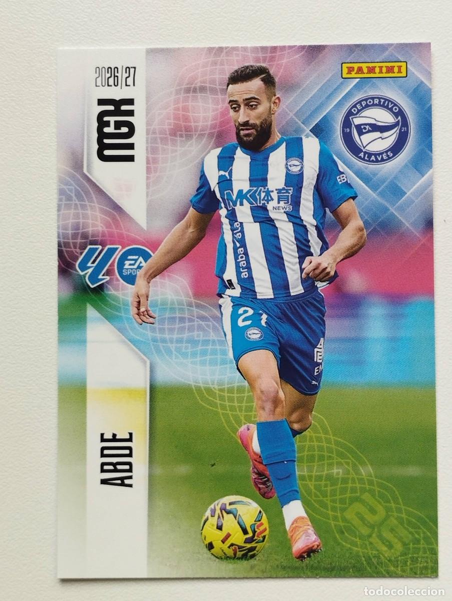 Cromos de f&uacute;tbol: CROMO CARD 2026 2027 PANINI MEGACRACKS 27 26 MGK ALAVES 34 ABDE
