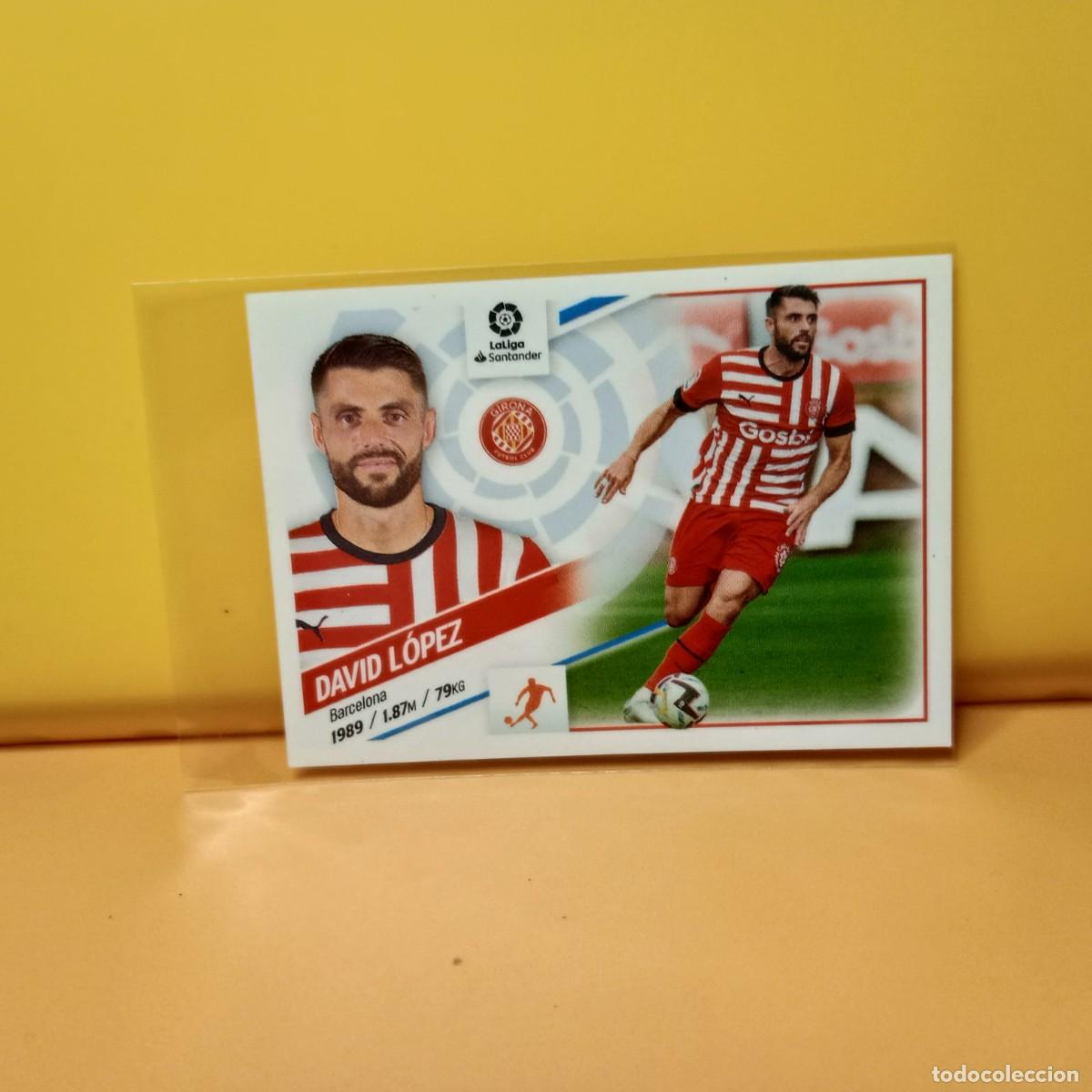 Cromos de f&uacute;tbol: EDICIONES ESTE 2022 2023 22 23 GIRONA FC DAVID L&Oacute;PEZ 12 (3&ordf; EDICI&Oacute;N)