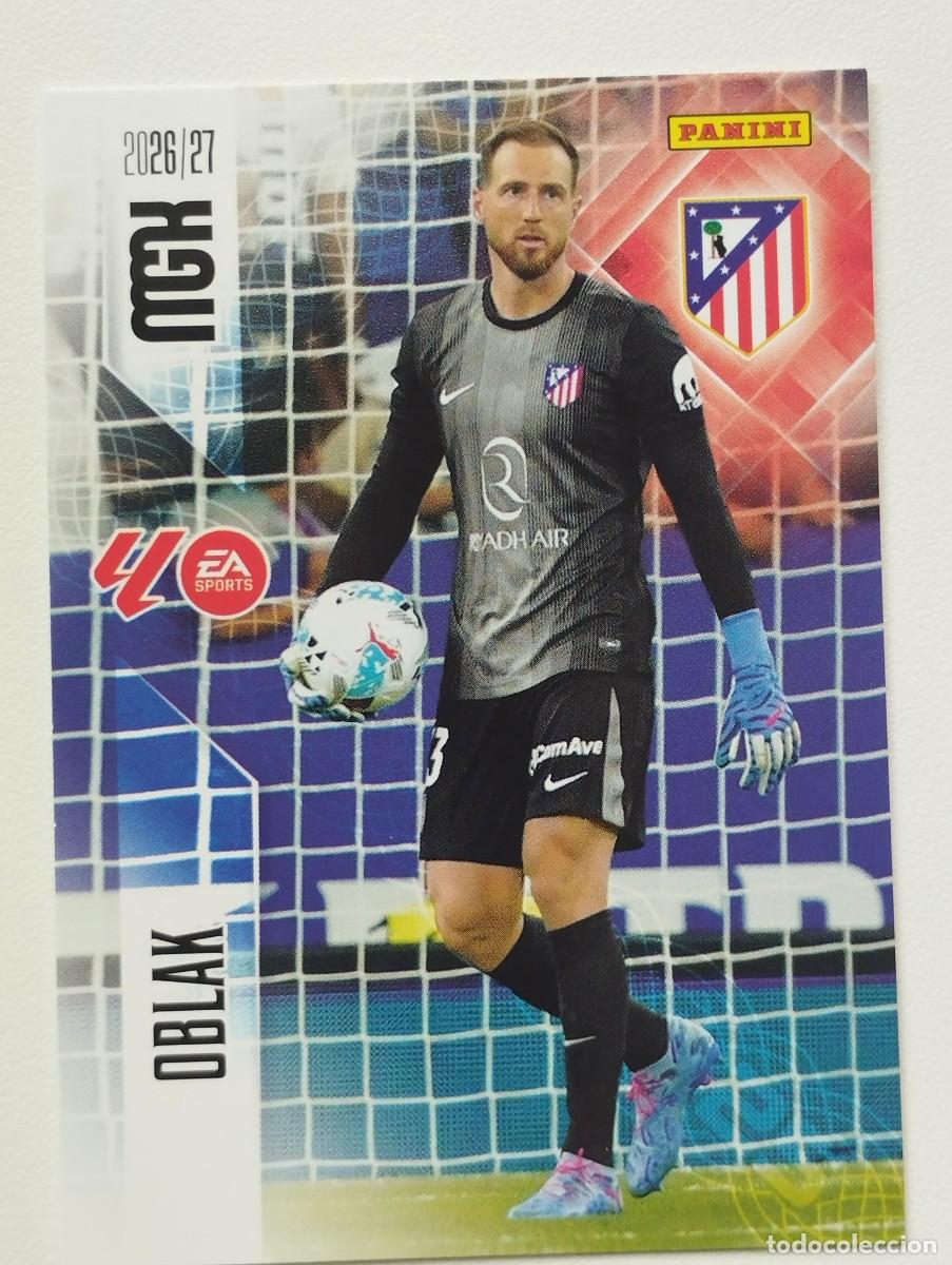 Cromos de f&uacute;tbol: CROMO CARD 2026 2027 PANINI MEGACRACKS 27 26 MGK ATLETICO DE MADRID 56 OBLAK