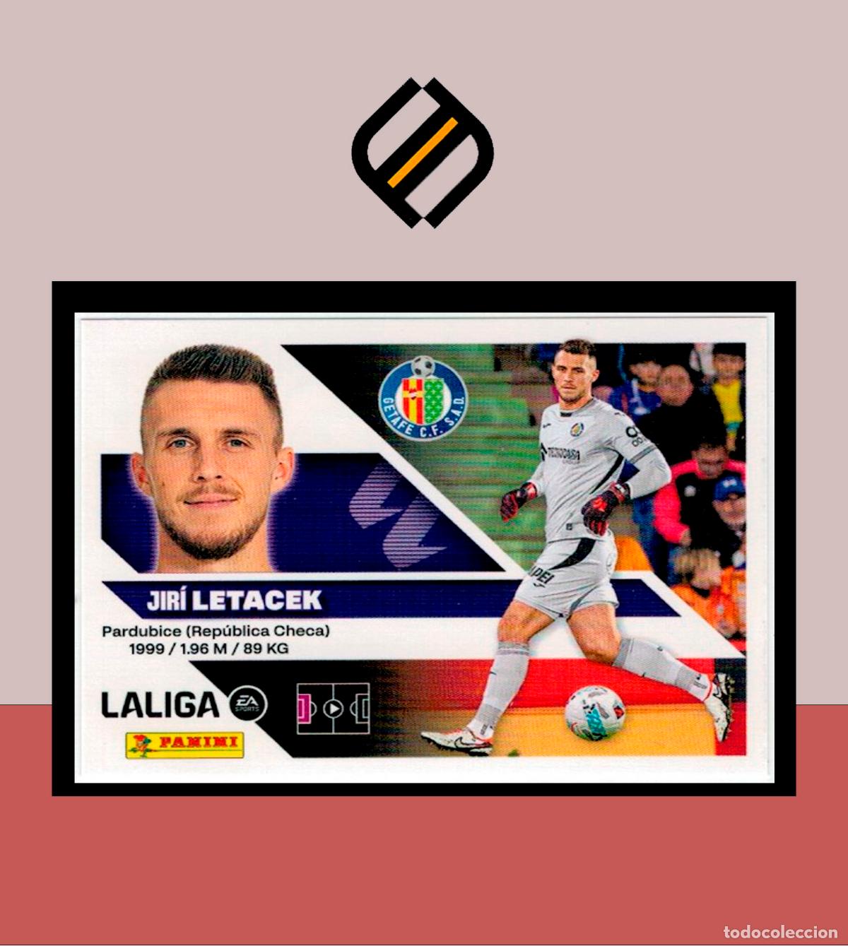 Cromos de f&uacute;tbol: LIGA ESTE 2026 2027 26 27 PANINI GETAFE CF N&ordm; 4 LETACEK STICKER ALB&Uacute;M COLECCI&Oacute;N