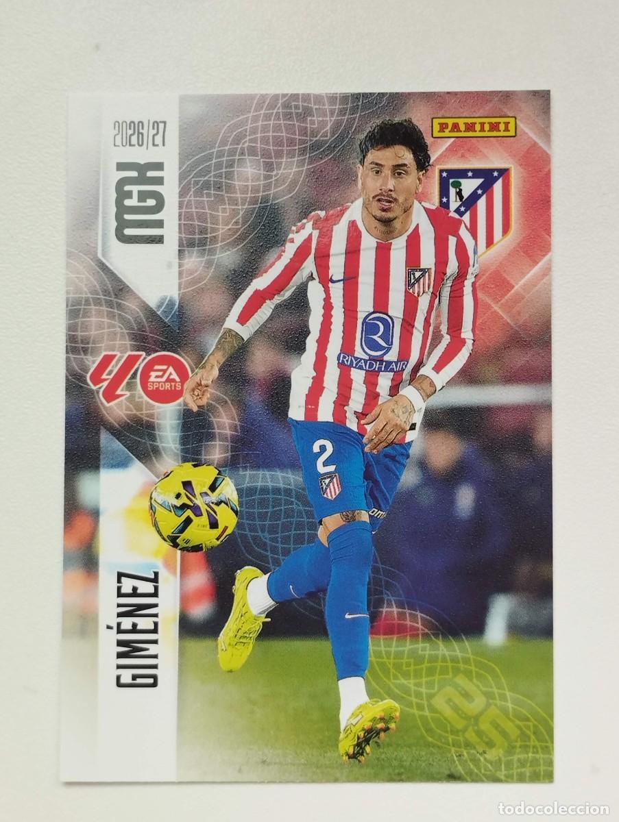 Cromos de f&uacute;tbol: CROMO CARD 2026 2027 PANINI MEGACRACKS 27 26 MGK ATLETICO DE MADRID 61 GIMENEZ