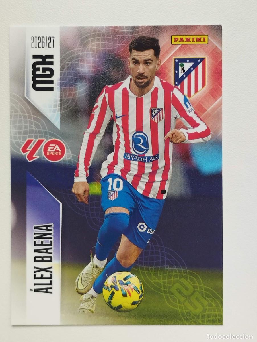 Cromos de f&uacute;tbol: CROMO CARD 2026 2027 PANINI MEGACRACKS 27 26 MGK ATLETICO DE MADRID 67 ALEX BAENA
