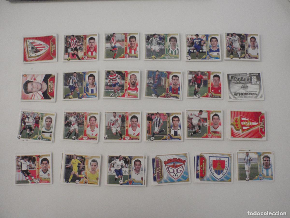 Cromos de f&uacute;tbol: Lote cromos f&uacute;tbol stickers 274 diferentes y sin pegar. Liga Ediciones ESTE 2011 2012. 11 12