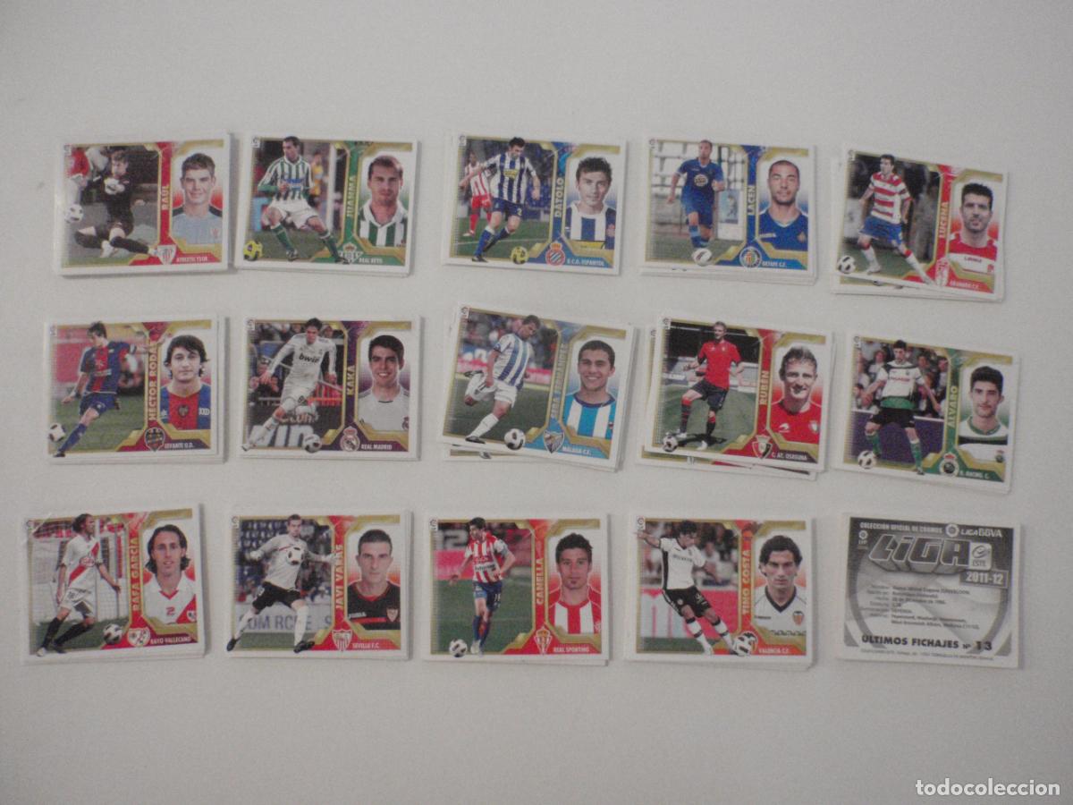 Cromos de f&uacute;tbol: Lote cromos f&uacute;tbol stickers 128 diferentes y sin pegar. Liga Ediciones ESTE 2011 2012. 11 12