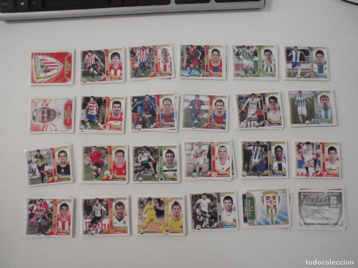 Cromos de f&uacute;tbol: Lote cromos f&uacute;tbol stickers 272 diferentes y sin pegar. Liga Ediciones ESTE 2011 2012. 11 12