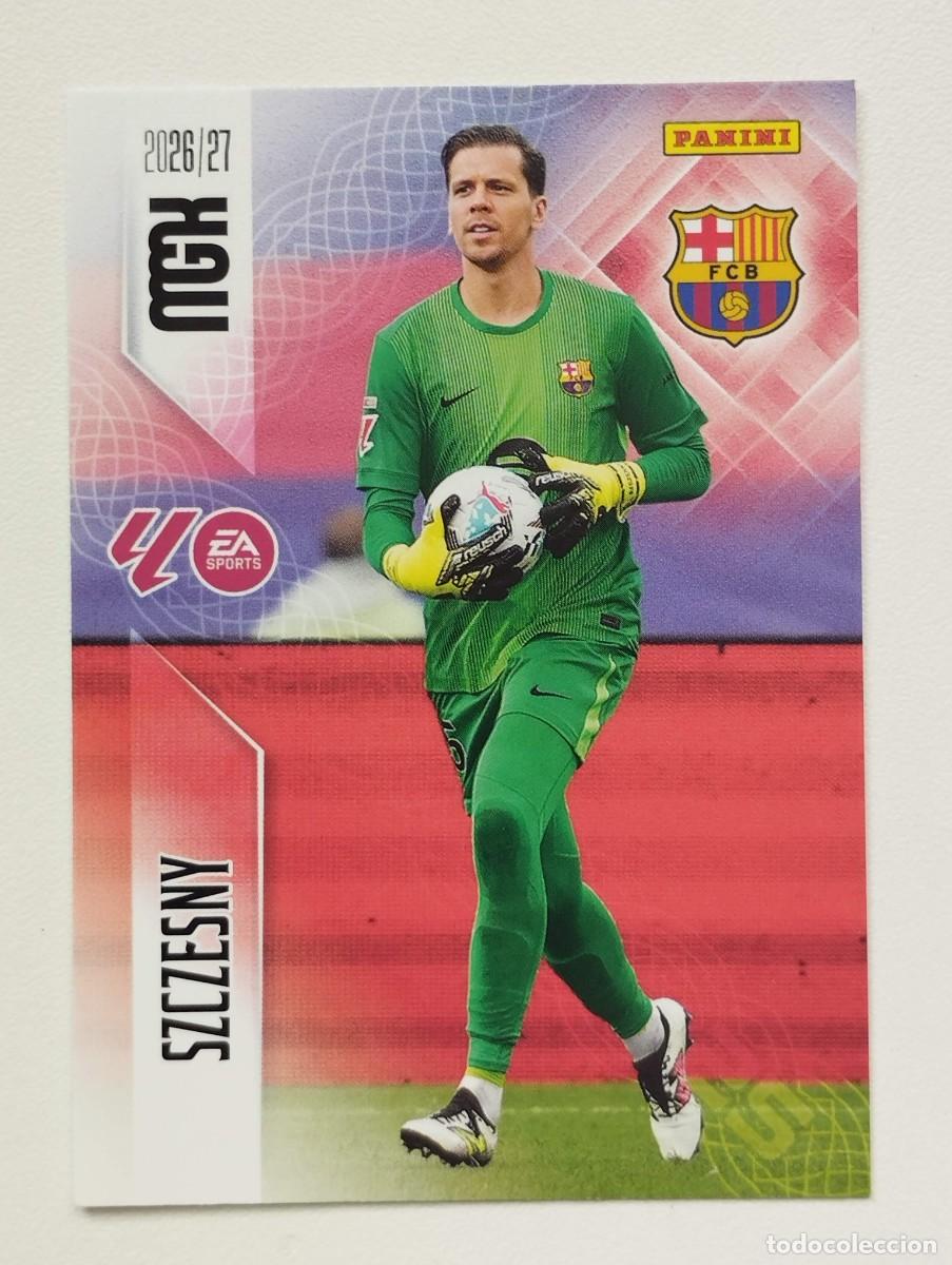 Fu&szlig;ball-Sticker: CROMO CARD 2026 2027 PANINI MEGACRACKS 27 26 MGK BARCELONA 75 SZCZESNY