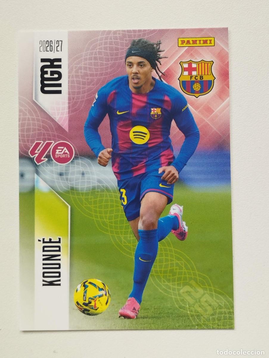 Fu&szlig;ball-Sticker: CROMO CARD 2026 2027 PANINI MEGACRACKS 27 26 MGK BARCELONA 76 KOUNDE