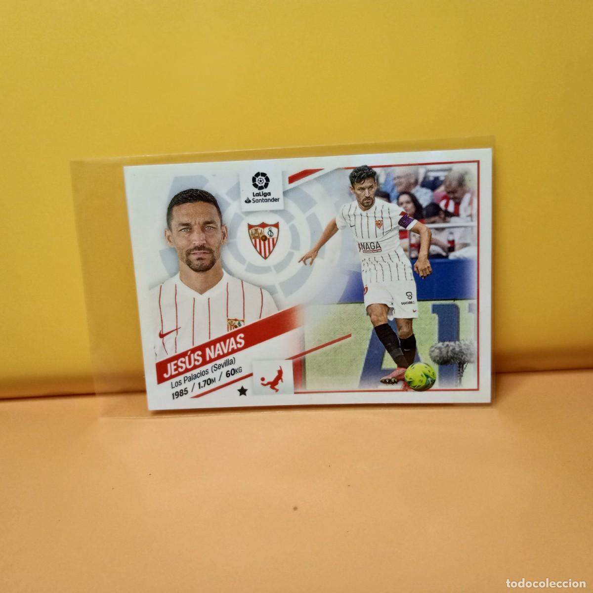 Fu&szlig;ball-Sticker: EDICIONES ESTE 2022 2023 22 23 SEVILLA F.C JES&Uacute;S NAVAS 6